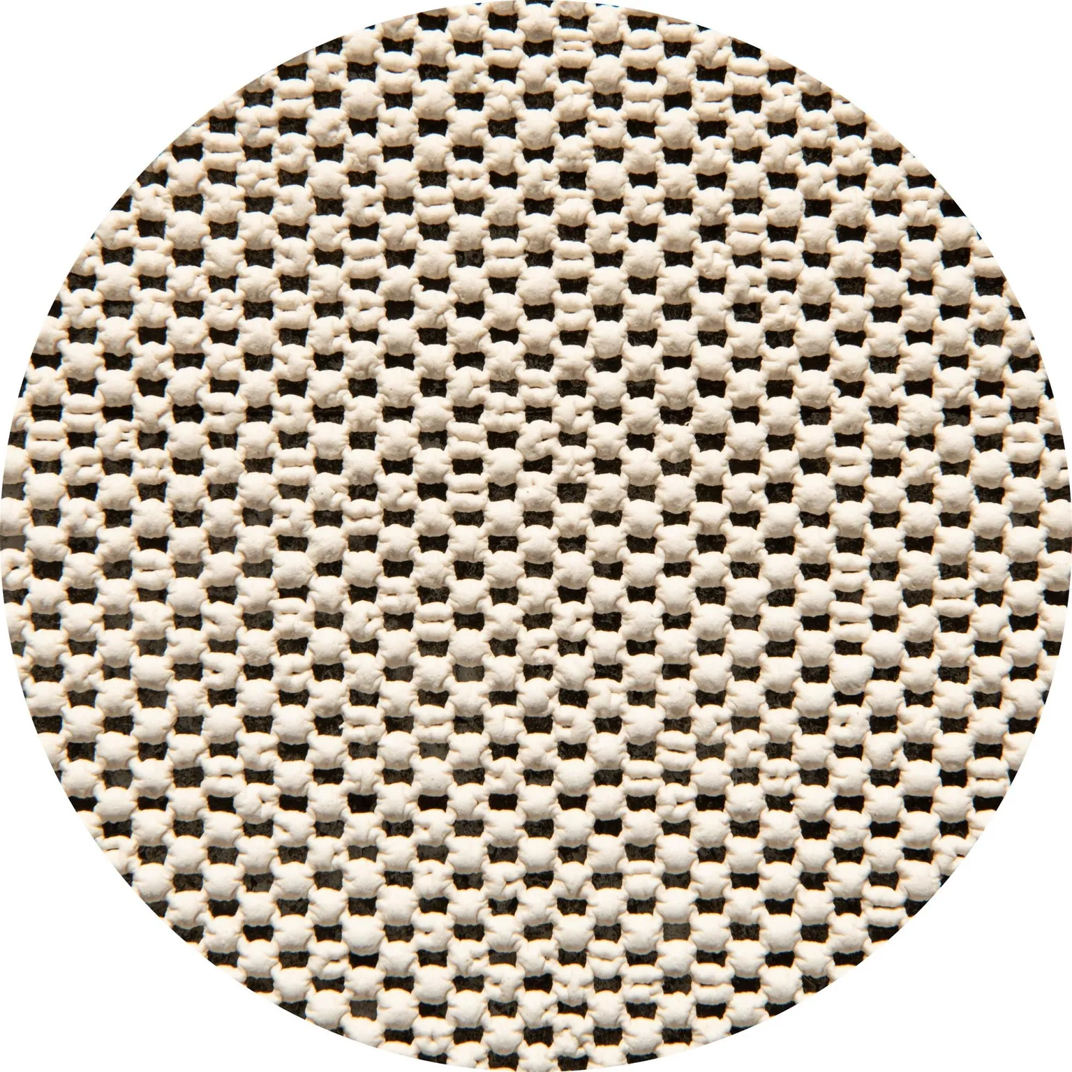4' x 4' Eco Round Area Rug Pad Floor Protection Pad for Under Rugs & Carpet Non-Slip Durable Rubber Underlayment - CIRCLE SHAPE