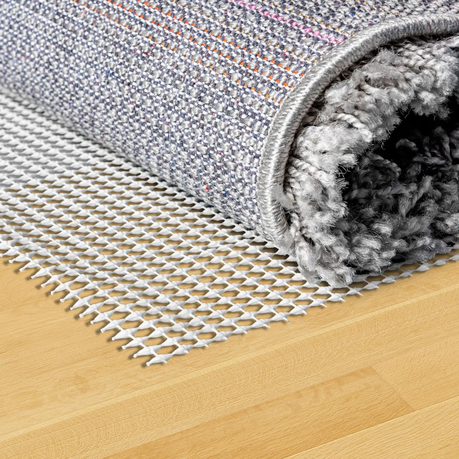 2' x 7' 10 Non-Slip Runner Area Rug Pad Floor Protection Pad for Under Rugs & Carpet - RECTANGLE RUNNER